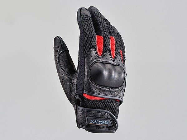 DG-002 フルメッシュプロテクターグローブ レッド L