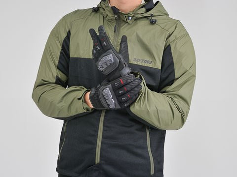 DG-003 カーボンメッシュグローブ ブラック M