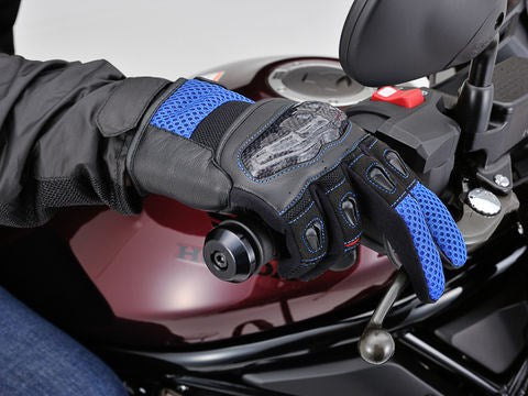 DG-003 カーボンメッシュグローブ ブルー S