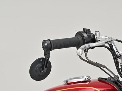 ハイサイダー コネロ XS バーエンドミラー マットブラック 左右共通 1個入り