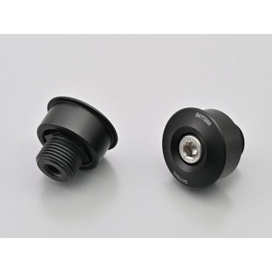 バーエンドミラーアダプター ブラック X350/500 左右2個セット