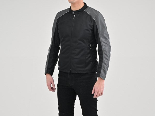 DJ-003 Mesh Single Riders Grey S