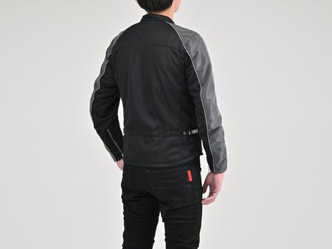 DJ-003 Mesh Single Riders Grey S