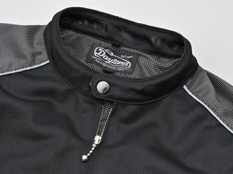 DJ-003 メッシュシングルライダース グレー M