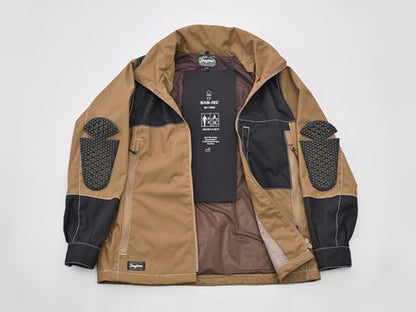 DJ-002 エアインテークパーカー ブラック/ブラウン L