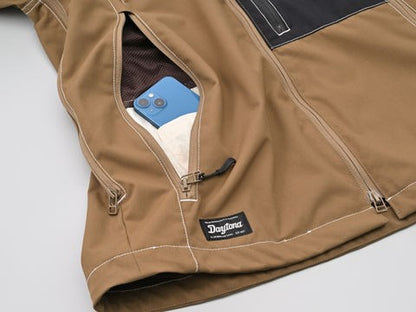 DJ-002 エアインテークパーカー ブラック/ブラウン L