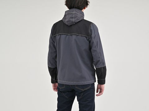 DJ-002 Air Intake Hoodie Black/Gray S