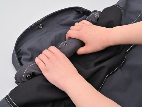 DJ-002 Air Intake Parka Black/Gray XL