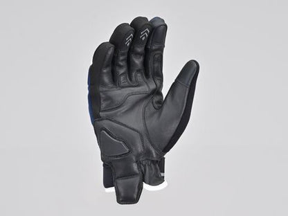 Soft Fit Leather Winter Gloves - Navy