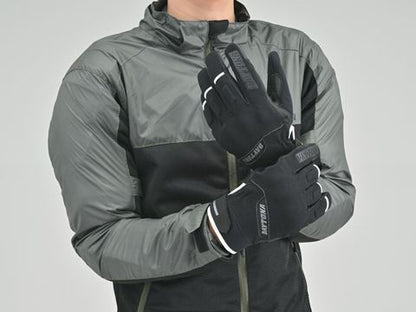 ソフトフィットレザーウインターグローブ ブラック