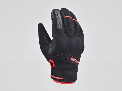Soft Fit Leather Winter Gloves Red