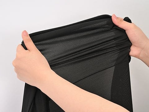 DP-002 ストレッチスリムフィットインナープロテクター フルメッシュ ブラック XL
