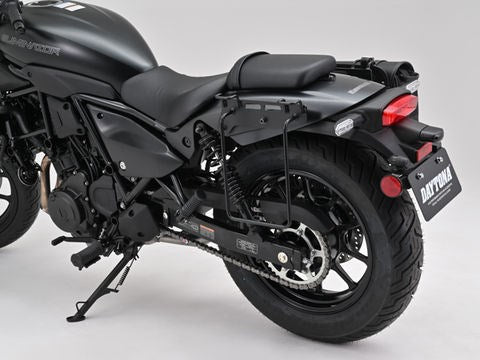 サドルバッグサポート ベルトループ一体型 マットブラック 左側用 エリミネーター/SE