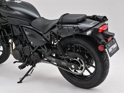 サドルバッグサポート ベルトループ一体型 マットブラック 左側用 エリミネーター/SE