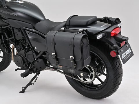 サドルバッグサポート ベルトループ一体型 マットブラック 左側用 エリミネーター/SE