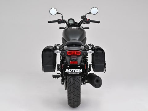 サドルバッグサポート ベルトループ一体型 マットブラック 左側用 エリミネーター/SE