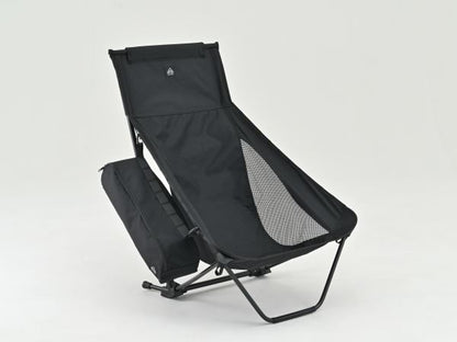 ハイバックローチェアMIL ブラック 約H740×W550×D600(mm)