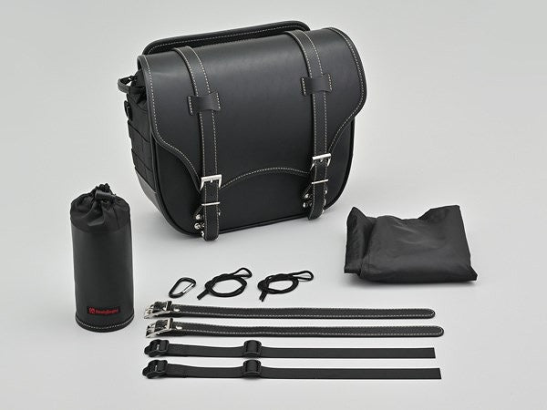 DHS-36 サドルバッグ トラぺ/プレーン ブラック H270×W360×D120mm 12L