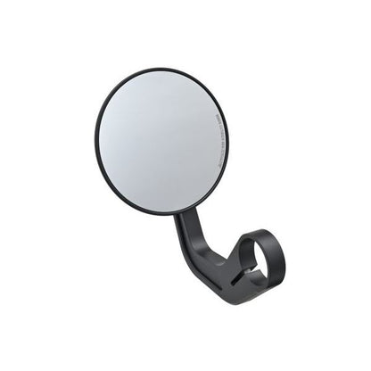 ハイビジミラー バーエンドミラー YAIBA CIRCLE ブラック スリムタイプ 1個入り