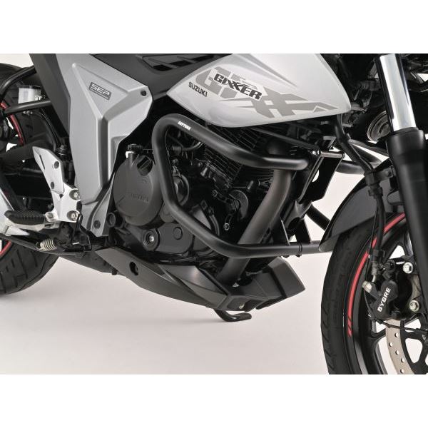 パイプエンジンガード マットブラック ジクサー150/250 左右セット