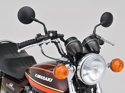 ハイビジミラー Z2 モンスターミラー ショート ブラック M10 正ネジ 左右共通 片側1本入り