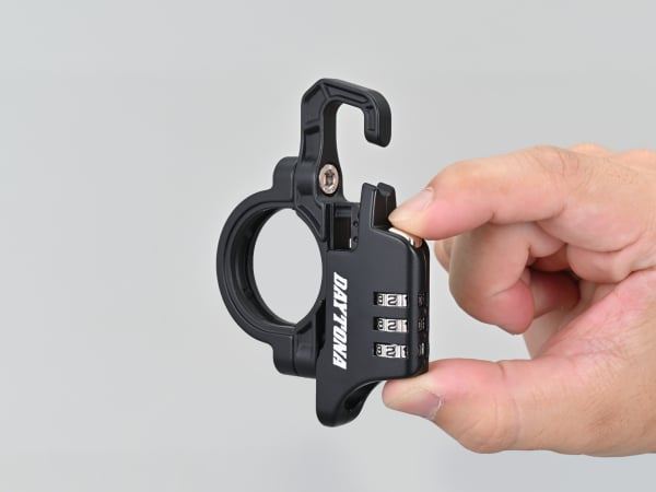 スレンダーヘルメットロック ダイヤルタイプ ケーブルなし 汎用品