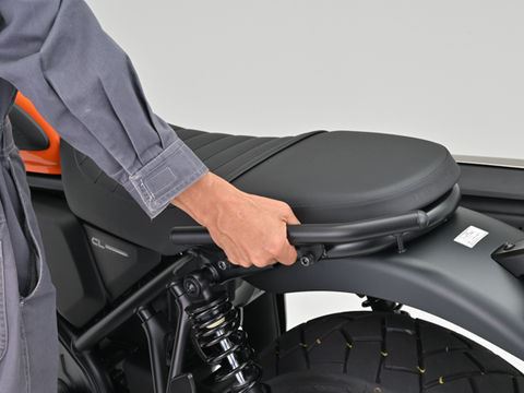 アシストグリップ マットブラック 左側 CL500/250