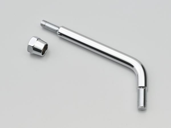 Offset Bar / Low M10 Reverse Thread Chrome Hi-Visibility Mirror Z2 Monster Mirror Repair Parts 1 pc.