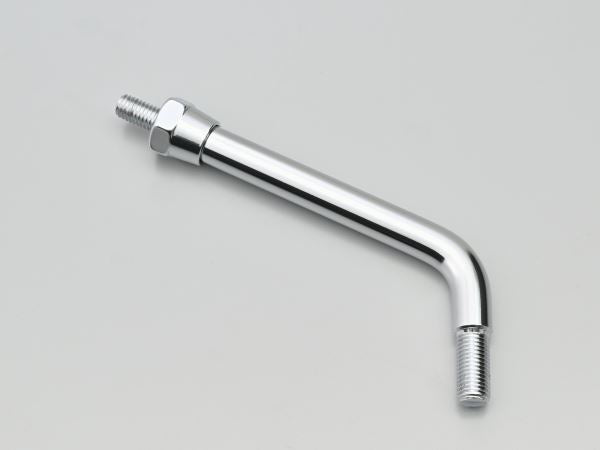 Offset Bar / Low M10 Reverse Thread Chrome Hi-Visibility Mirror Z2 Monster Mirror Repair Parts 1 pc.