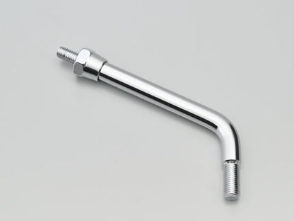 Offset Bar / Low M10 Reverse Thread Chrome Hi-Visibility Mirror Z2 Monster Mirror Repair Parts 1 pc.