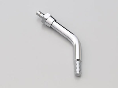 Offset Bar/Short M10 Right-Hand Thread High Visibility Mirror Z2 Monster Mirror Repair Part Chrome 1 pc.