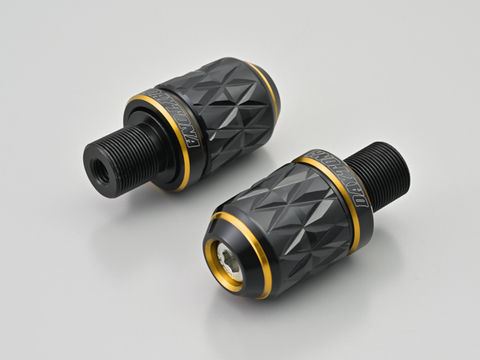PREMIUM ZONE Handlebar End Plugs KIRIKO Gold M17 Kawasaki
