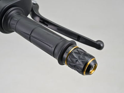 PREMIUM ZONE Handlebar End Plugs KIRIKO Gold M17 Kawasaki