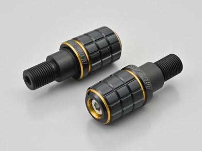 PREMIUM ZONE Handlebar End Plugs BRICK Gold M16 Yamaha