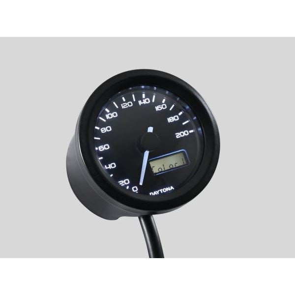 VELONA 電気式スピードメーター Φ48 200km/h ブラック
