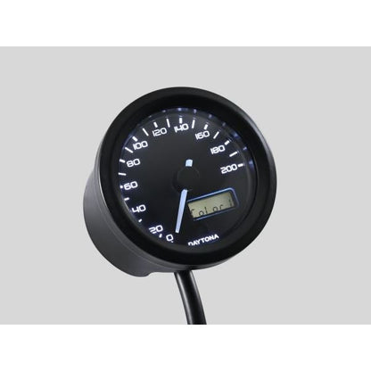 VELONA 電気式スピードメーター Φ48 200km/h ブラック