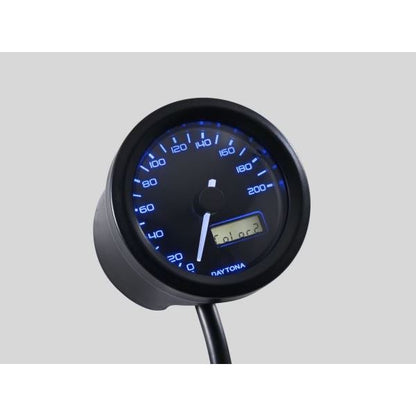 VELONA 電気式スピードメーター Φ48 200km/h ブラック