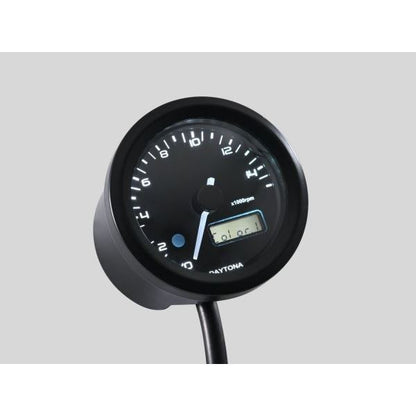 VELONA 電気式タコメーター Φ48 15000rpm ブラック