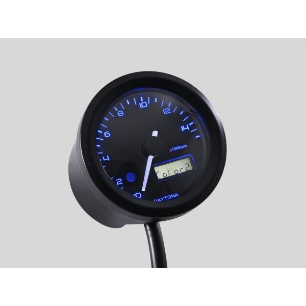 VELONA 電気式タコメーター Φ48 15000rpm ブラック