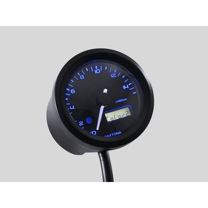 VELONA 電気式タコメーター Φ48 15000rpm ブラック