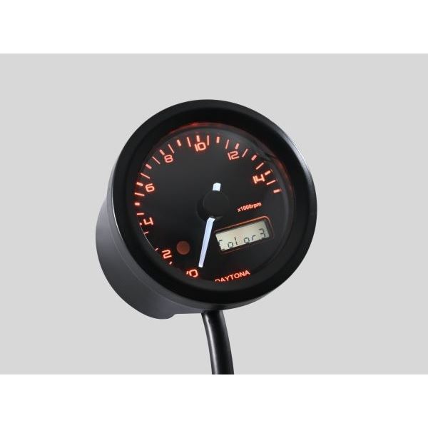 VELONA 電気式タコメーター Φ48 15000rpm ブラック