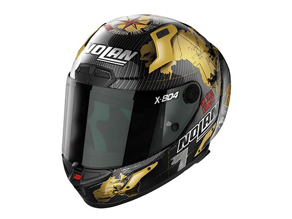 ノーラン NOLAN X-804RS ウルトラカーボン CHECA ゴールド/25 S