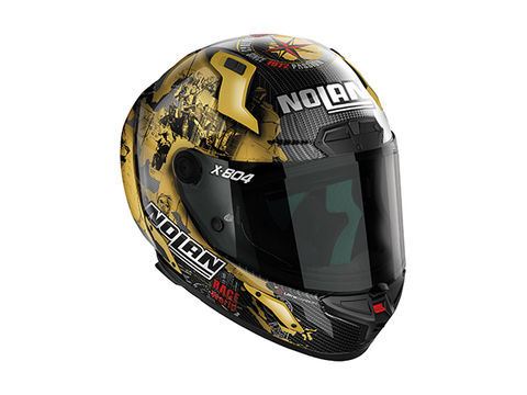 ノーラン NOLAN X-804RS ウルトラカーボン CHECA ゴールド/25 S