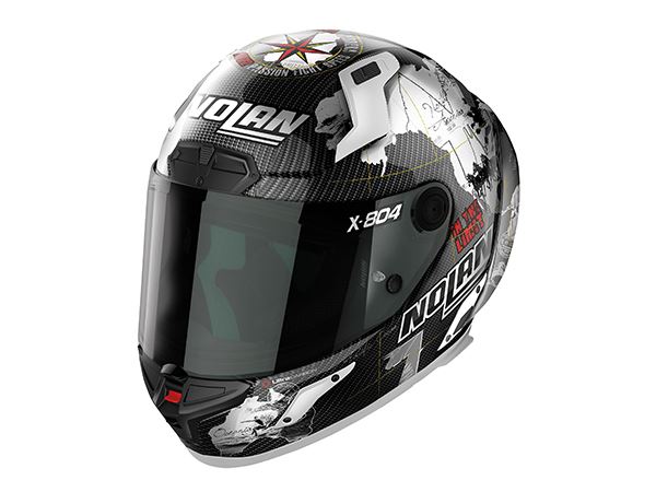 NOLAN X-804RS Ultra Carbon CHECA White/24 S