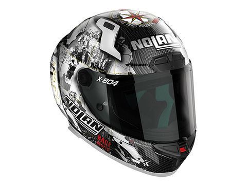 NOLAN X-804RS Ultra Carbon CHECA White/24 S