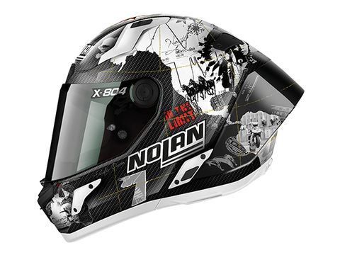 NOLAN X-804RS Ultra Carbon CHECA White/24 S