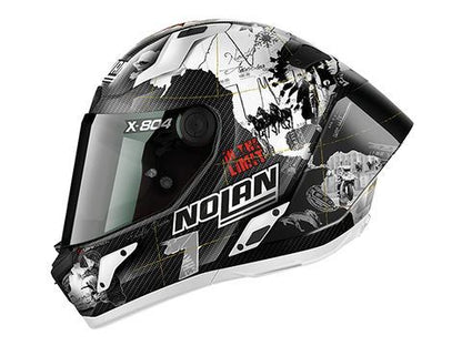 NOLAN X-804RS Ultra Carbon CHECA White/24 S