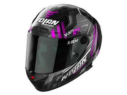 NOLAN X-804RS Ultra Carbon SPECTRE Pink/21 M