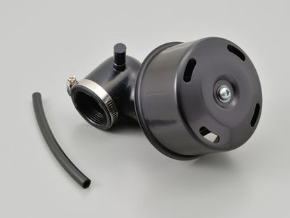 Super Power Filter φ35 with Nipple, Compatible with Emissions Models, 90° Type/Black
