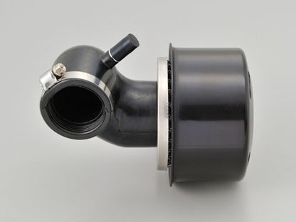 Super Power Filter φ35 with Nipple, Compatible with Emissions Models, 90° Type/Black